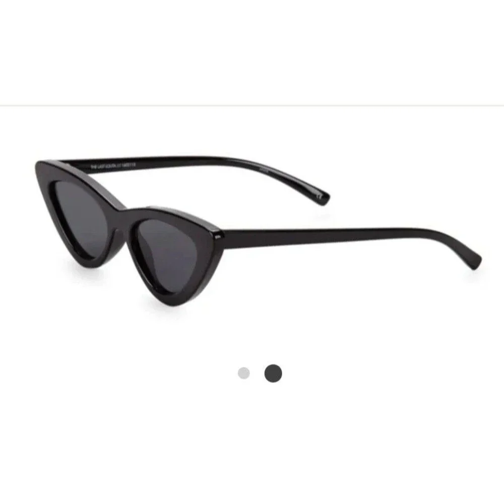 Adam Selman X Le Specs The Last Lolita 1602115 Black Cat Eye Womens Sunglasses